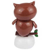 Solar Wobble Figure - Owl - braun