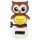 Solar Wobble Figure - Owl - braun