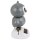 Solar Wobble Figure - Owl - gray