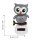 Solar Wobble Figure - Owl - gray
