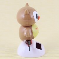 Solar Wobble Figure - Owl - beige