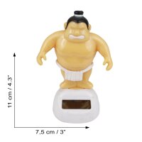 Dashboard wobble figure Sumo wrestler solar