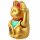 Glückskatze - Maneki-neko - Winkekatze - 15 cm - gold matt