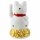 Glückskatze - Maneki-neko - Winkekatze - 11 cm - weiß