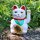 Glückskatze - Maneki-neko - Winkekatze - 15 cm - weiß
