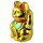 Lucky cat - Maneki Neko - Waving cat - 20 cm - gold