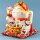 Lucky cat - Porcelain 30 cm white - High quality Maneki Neko - Waving cat 06