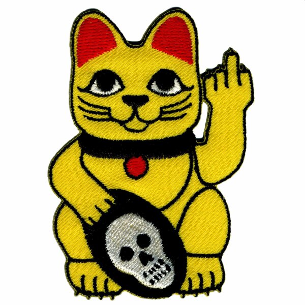 Patch - Lucky Cat - Maneki Neko - Stinky finger - Patch