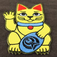 Patch - Lucky Cat - Maneki Neko - volcanic greeting - patch