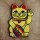 Aufnäher - Winkekatze - Peace Zeichen - Patch