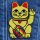 Aufnäher - Winkekatze - Peace Zeichen - Patch