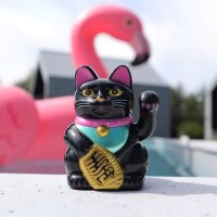 Lucky cat Mini Maneki-Neko classic solar 5cm waving cat Lucky Cat