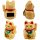 Lucky cat Mini Maneki-Neko classic solar 5cm waving cat Lucky Cat