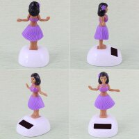 Armaturenbrett Wackelfigur Hula Frau Solar Hawaiian Hula...
