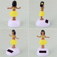 Armaturenbrett Wackelfigur Hula Frau Solar Hawaiian Hula Girl tanzend