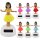 Armaturenbrett Wackelfigur Hula Frau Solar Hawaiian Hula Girl tanzend