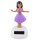 Armaturenbrett Wackelfigur Hula lila Frau Solar Hawaiian Hula Girl tanzend