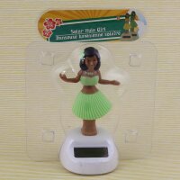 Wobble figure hula green-hell-green woman solar hawaiian hula girl dancing