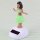 Wobble figure hula green-hell-green woman solar hawaiian hula girl dancing