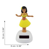 Armaturenbrett Wackelfigur Hula pink Frau Solar Hawaiian Hula Girl tanzend
