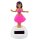 Armaturenbrett Wackelfigur Hula pink Frau Solar Hawaiian Hula Girl tanzend