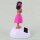 Armaturenbrett Wackelfigur Hula pink Frau Solar Hawaiian Hula Girl tanzend