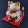 Lucky cat Maneki-neko waving cat made of porcelain 20cm white waving cat