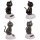 Solarfigur wackelnde Katze bewegliche Figur mit Solarzelle Wackelfigur