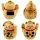 Lucky cat Mini Maneki-neko characters solar 5cm waving cat