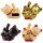 Lucky cat Maneki Neko lying waving cat solar 10cm