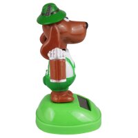 Solar wobble figure dog in leather pants beer bavaria solar