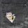 Patch lucky cat Maneki Neko lying down white embroidered patch
