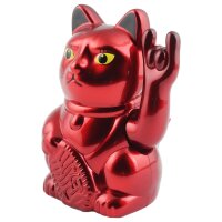 Lucky cat Angry Cat Maneki-neko rocker emblem statement...