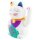 Lucky cat Angry Cat Maneki-neko rainbow 15cm waving cat
