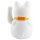 Lucky cat Angry Cat Maneki-neko rainbow 15cm waving cat