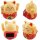Lucky cat Mini Maneki-neko in bag solar 5cm waving cat