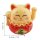 Lucky cat Mini Maneki-neko in bag solar 5cm waving cat