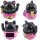 Lucky cat Mini Maneki-neko in bag solar 5cm waving cat