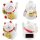 Lucky cat Mini Maneki-neko joy solar 5cm waving cat