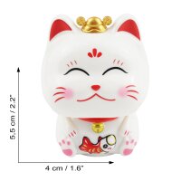 Dashboard wobble figure waving cat Lucky cat Maneki-neko solar figure