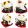 Ceramic Kittens Little Lucky Cats White Set of 5 style 8