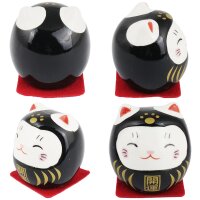 Ceramic Kittens Little Lucky Cats White Set of 5 style 9