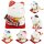 Ceramic Kittens Little Lucky Cats White Set of 5 style 10