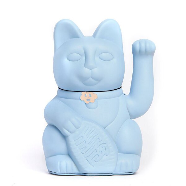 Lucky Cat light blue Diminuto Cielo 15cm Maneki Neko