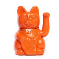 Glückskatze orange Diminuto Cielo 15cm Maneki Neko