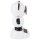 Solar wobble figure panda white black panda bear with glasses solar figure