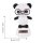 Solar wobble figure panda white black panda bear with glasses solar figure