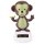 Solar wobble figure monkey brown monkey with banana solar figure
