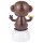 Solar wobble figure monkey brown monkey with banana solar figure
