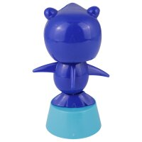 Armaturenbrett Wackelfigur Hai weiß blau Haifisch Raubtier Solarfigur